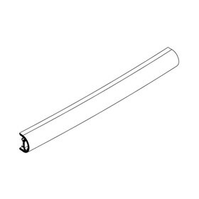 1in W | Flexible PVC Dual Durometer | Cart Guard Bumper