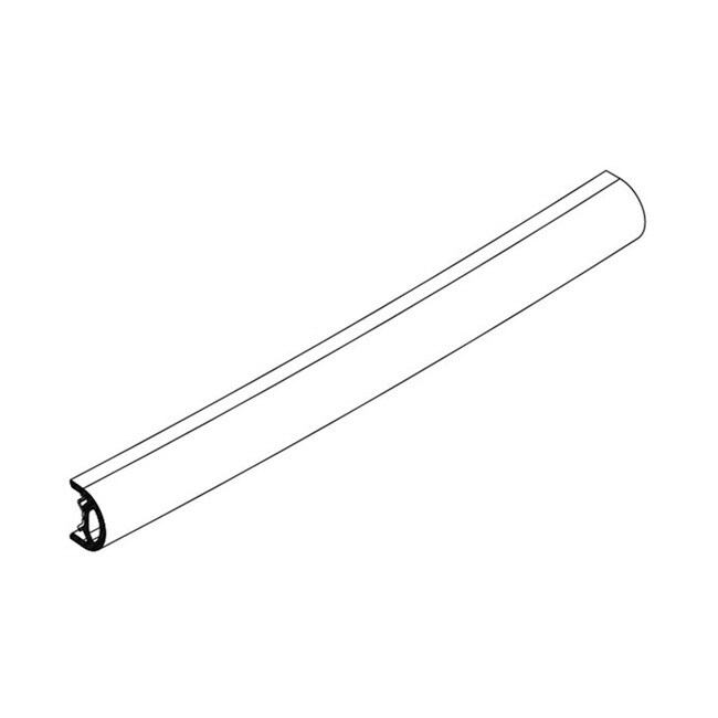 1in W | Flexible PVC Dual Durometer | Cart Guard Bumper