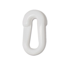 1-1/2" White Plastic Connecting Link