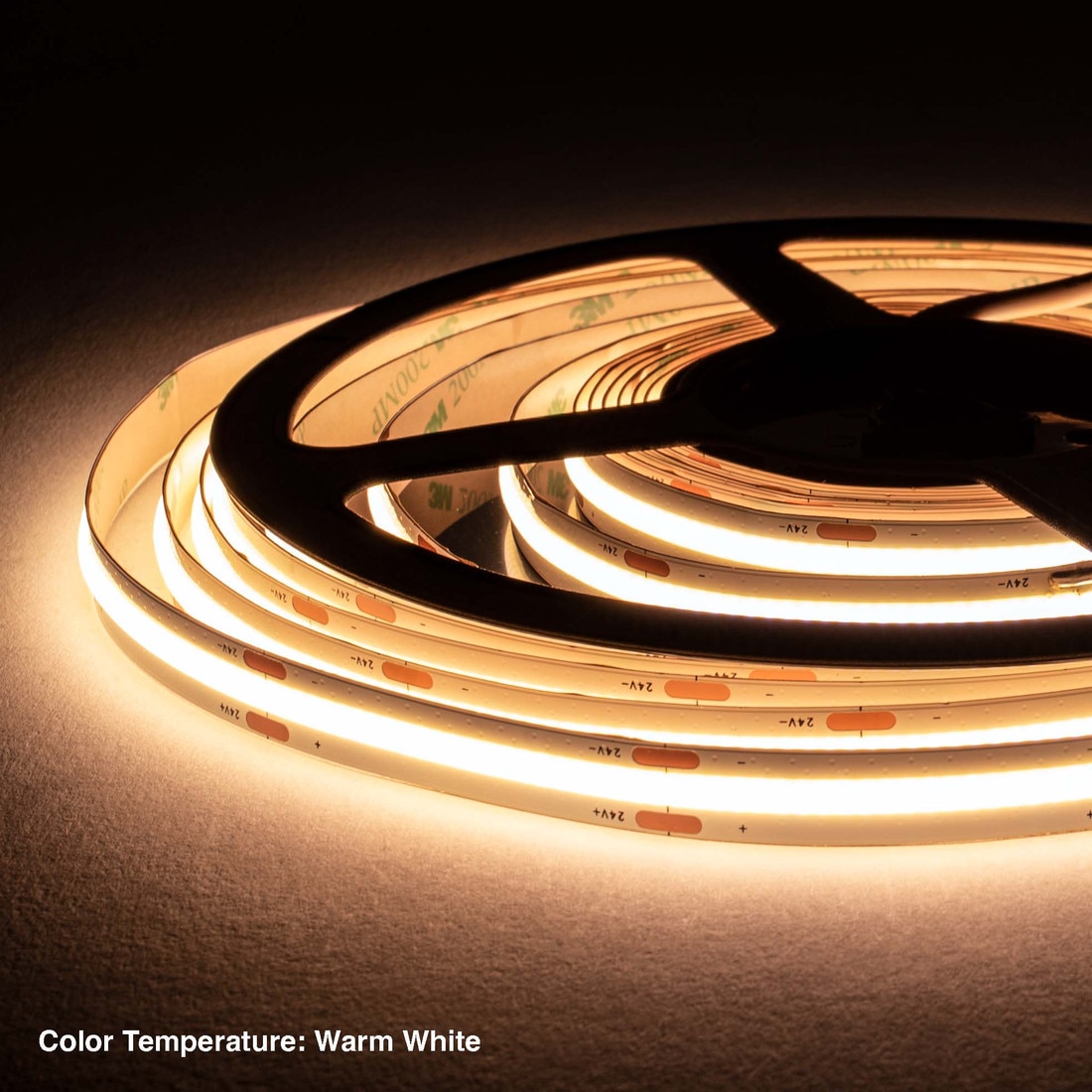 LED Tape Flexible COB Strip Lighting| 24V IP20 UL