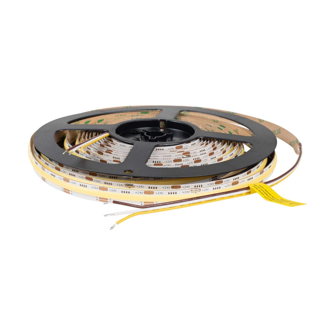10MM Wide LED Tape Flexible Strip Lighting Kit | CCT Warm White to Cool White | 24V IP20 UL | With Controller, Dimmer and Power Supply | 16.4fl Roll