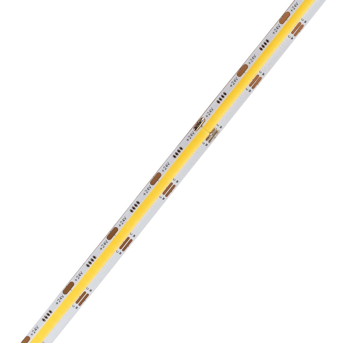 10MM Wide LED Tape Flexible Strip Lighting Kit | CCT Warm White to Cool White | 24V IP20 UL | With Controller, Dimmer and Power Supply | 16.4fl Roll