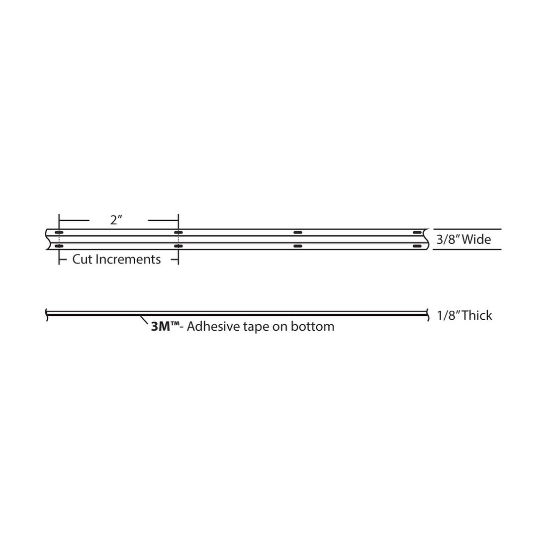 LED Tape Flexible COB Strip Lighting| 24V IP20 UL