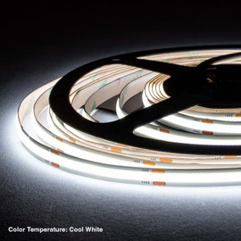 LED Tape Flexible COB Strip Lighting Kit| 24V IP20 UL Kit with Power Supply and Controller