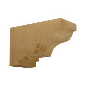 8" Wide x 10-1/2" High Primed Neutral Oatmeal Polyurethane Corbel