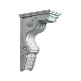 Fypon 8-1/2" Wide x 26" High Primed White Polyurethane Corbel
