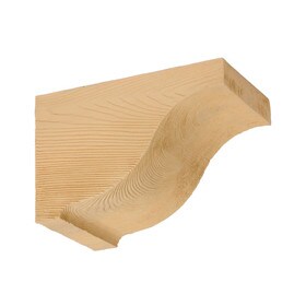 7" Wide x 11-3/8" High Primed Neutral Oatmeal Polyurethane Corbel