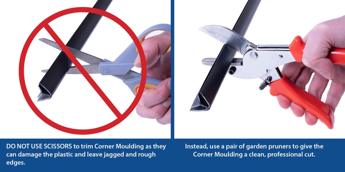 1/2in Styrene | 90 Degree Outside Corner Channel