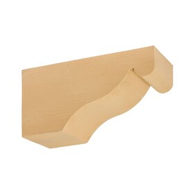 6" Wide x 7-1/4" High Primed Neutral Oatmeal Polyurethane Corbel