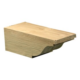 8-1/2" Wide x 7" High Primed Neutral Oatmeal Polyurethane Corbel