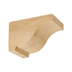 7-3/8" Wide x 11-3/8" High Primed Neutral Oatmeal Polyurethane Corbel