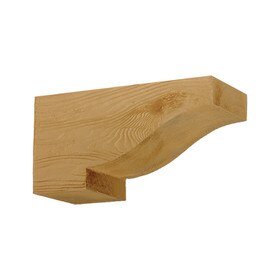 6" Wide x 7-1/4" High Primed Neutral Oatmeal Polyurethane Corbel