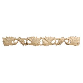 3in H x 7/8in Proj | North American Hardwood Grape | Frieze Moulding | 2ft Long