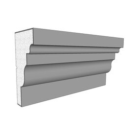 12" High x 6" Deep Acrocore EPS Cornice Moulding 8' Length