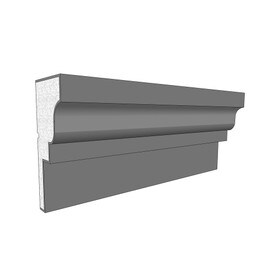 10" High x 4-1/4" Deep Acrocore EPS Cornice Moulding 8' Length | CR-5010 Series