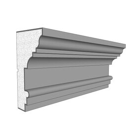 11" High x 6" Deep Acrocore EPS Cornice Moulding 8' Length