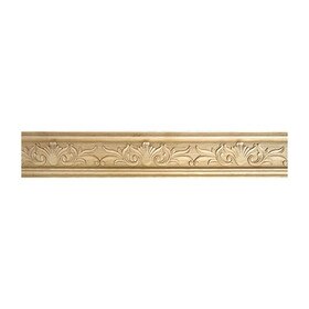 Unfinished Hand Carved Unfinished Hand Carved Wood Acanthus Panel Moulding | 8ft Long