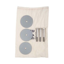 Post Mounting Kit Square 3 Bearing Plates & 3 Bolts