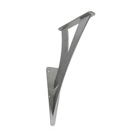 11-1/2in x 20in | Stainless Steel Finish | Vertical Face or Wall Mount | 304 Grade Stainless Steel | Elevated Steel Countertop Support Bracket