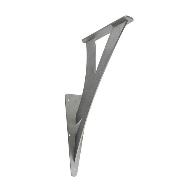 11-1/2in x 20in | Stainless Steel Finish | Vertical Face or Wall Mount | 304 Grade Stainless Steel | Elevated Steel Countertop Support Bracket