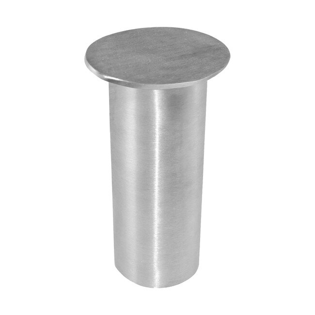 5in H x 2in Dia | Stainless Steel Finish | Elevated Countertop Support Post