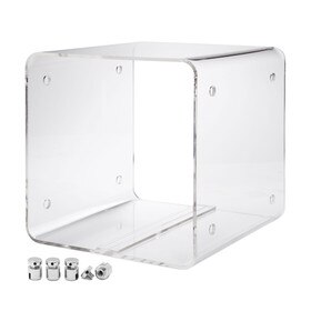 12"D X 12"L X 12"H Clear Cable Mount Display Cube Kit