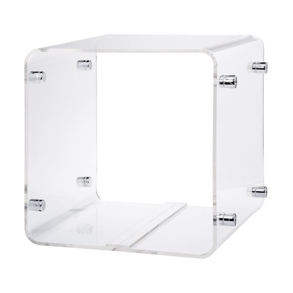 12"D X 12"L X 12"H Clear Cable Mount Display Cube Kit