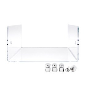 12"D X 12"L X 6"H Clear Cable Mount Shelf Kit
