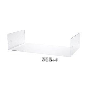 12"D X 24"L X 6"H Clear Cable Mount Shelf Kit