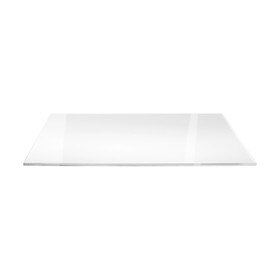 Clear Acrylic Flat Display Shelf 1/4" Thick