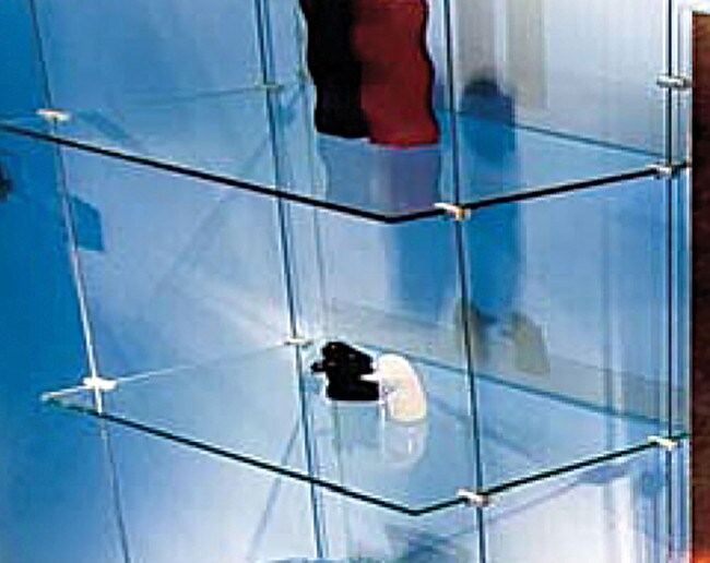 12"W X 12" D Clear Acrylic Fla Shelf 1/4" Thick