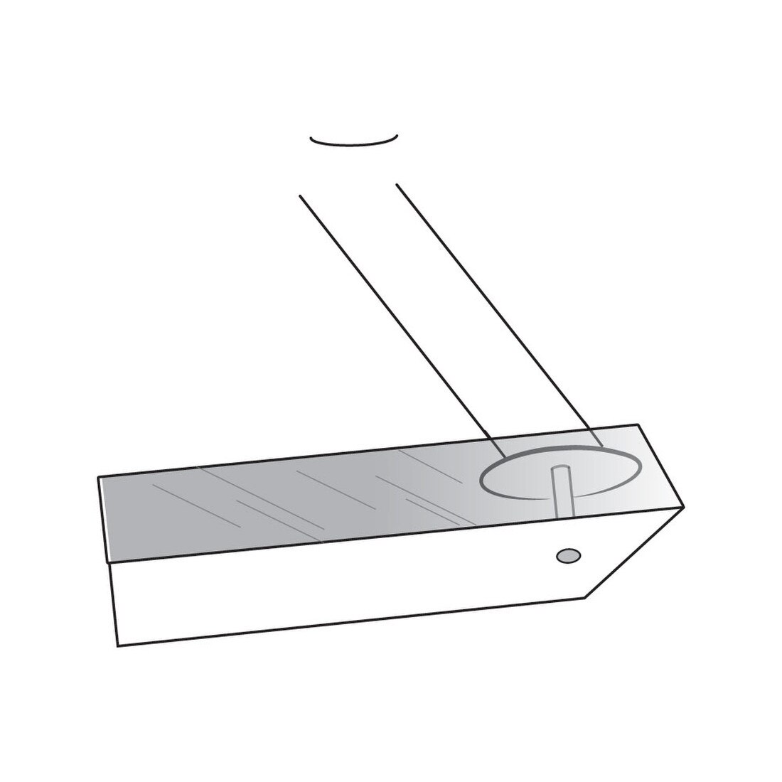 6-5/16in H x 3in Dia x 1/8in Thick | Brushed Stainless Finish 202 Grade Stainless Steel | Elevated Countertop Support Post