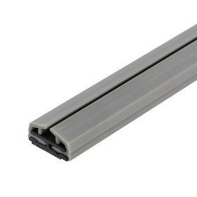 Casing Trim for 1/4in Panels | Nickel Finish PVC | With Adhesive Tape | 6ft Length