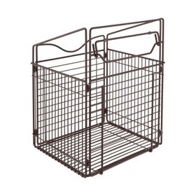 Rev-A-Shelf | 16in | Oil Rubbed Bronze Finish | Tilt Out Hamper Basket