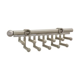 Rev-A-Shelf | 12in | Satin Nickel Finish | Tie/Scarf Rack
