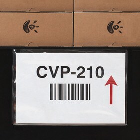6-3/4in H x 5in Long | Open Long Side | Warehouse Price Tag Holder