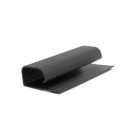Black Vinyl Wire/Cable Organization Channel with Adhesive - 8' Lengths