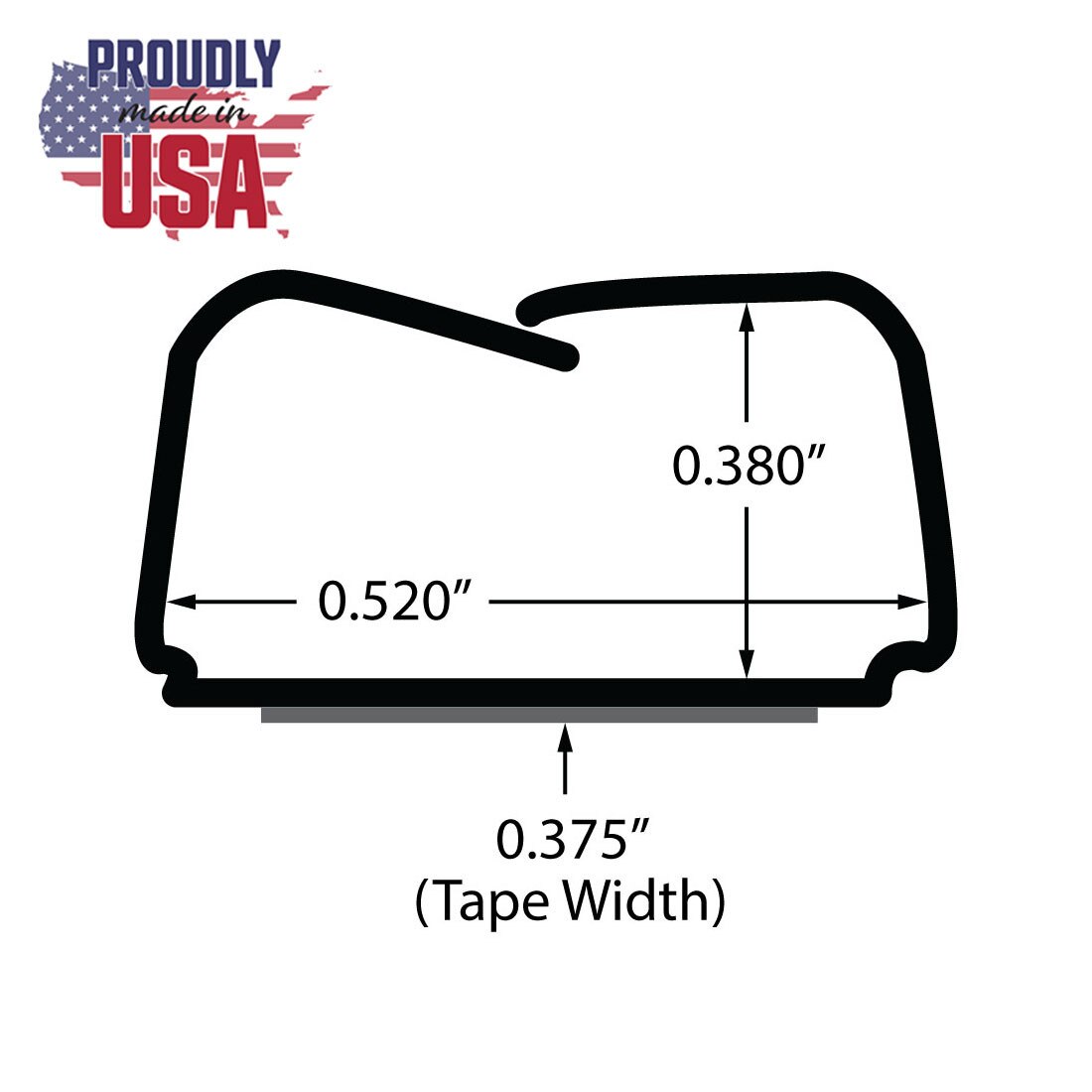 Wire Hider With Adhesive - 6ft Lengths