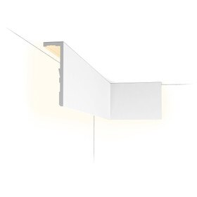 Orac | Duropolymer Polystyrene Crown Ledge Moulding | Primed White | 6-1/8in Height