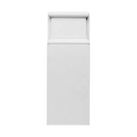 Orac Decor | Duropolymer Polystyrene Plinth Block | Primed White | 3-3/4in W x 9-3/4in H