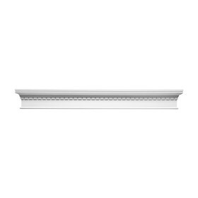 Orac Decor | High Density Polyurethane Door Header | Primed White | 50-1/4in W x 5-3/4in H