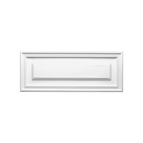 Orac Decor | High Density Polyurethane Door Panel | Primed White | 8-5/8in H x 21-5/8in W