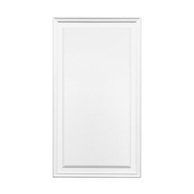 Orac Decor | High Density Polyurethane Door Panel | Primed White | 35-5/8in H x 21-5/8in W