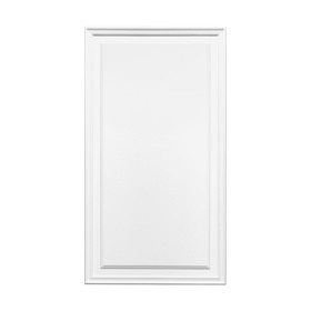 Orac Decor | Duropolymer Polystyrene Door Panel | Primed White | 35-5/8in H x 21-5/8in W