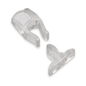 1 5/16" X 5/8" Clear Acrylic Door Catch