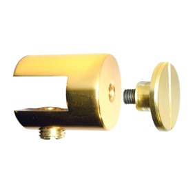 Brass Finish Connector for 5-1/16" - 3/8" Panels
