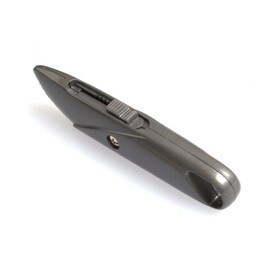 Pewter Diecast Heavy Duty Utility Knife With Locking Blade