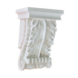 4-3/8" Wide x 6-3/8" High Primed White Polyurethane Corbel