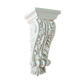 5-1/8" Wide x 12-1/8" High Primed White Polyurethane Corbel