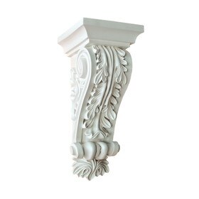 5-1/8" Wide x 12-1/8" High Primed White Polyurethane Corbel